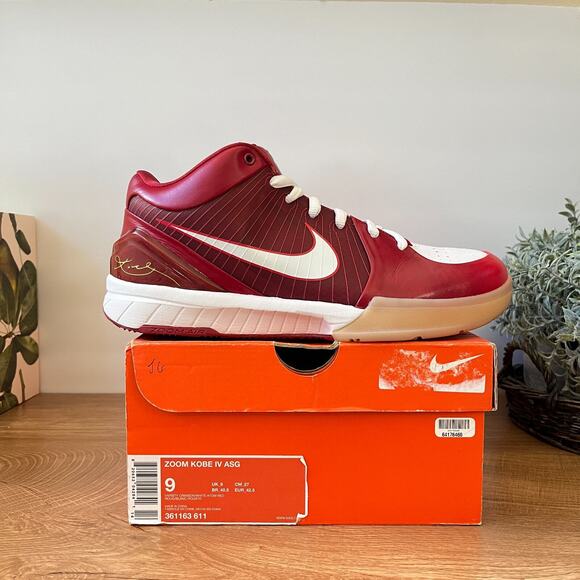 Nike Kobe 4 All-Star 2009 Men's Size 9 US 361163-611 Basketball Sneakers Shoes - Picture 1 of 11